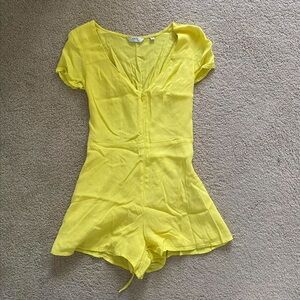 Yellow Obey Romper